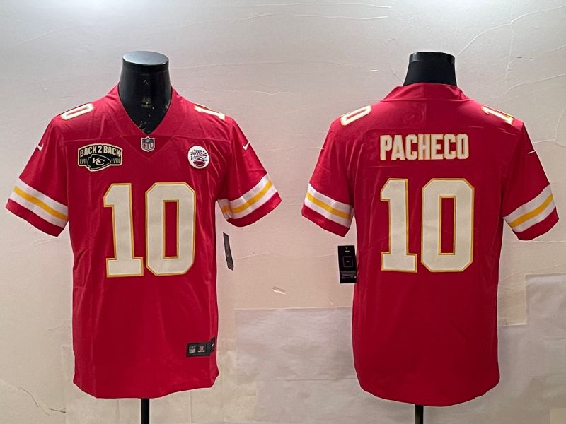 Men Kansas City Chiefs #10 Pacheco Red Second generations 2025 Nike Limited NFL Jersey style 4->kansas city chiefs->NFL Jersey